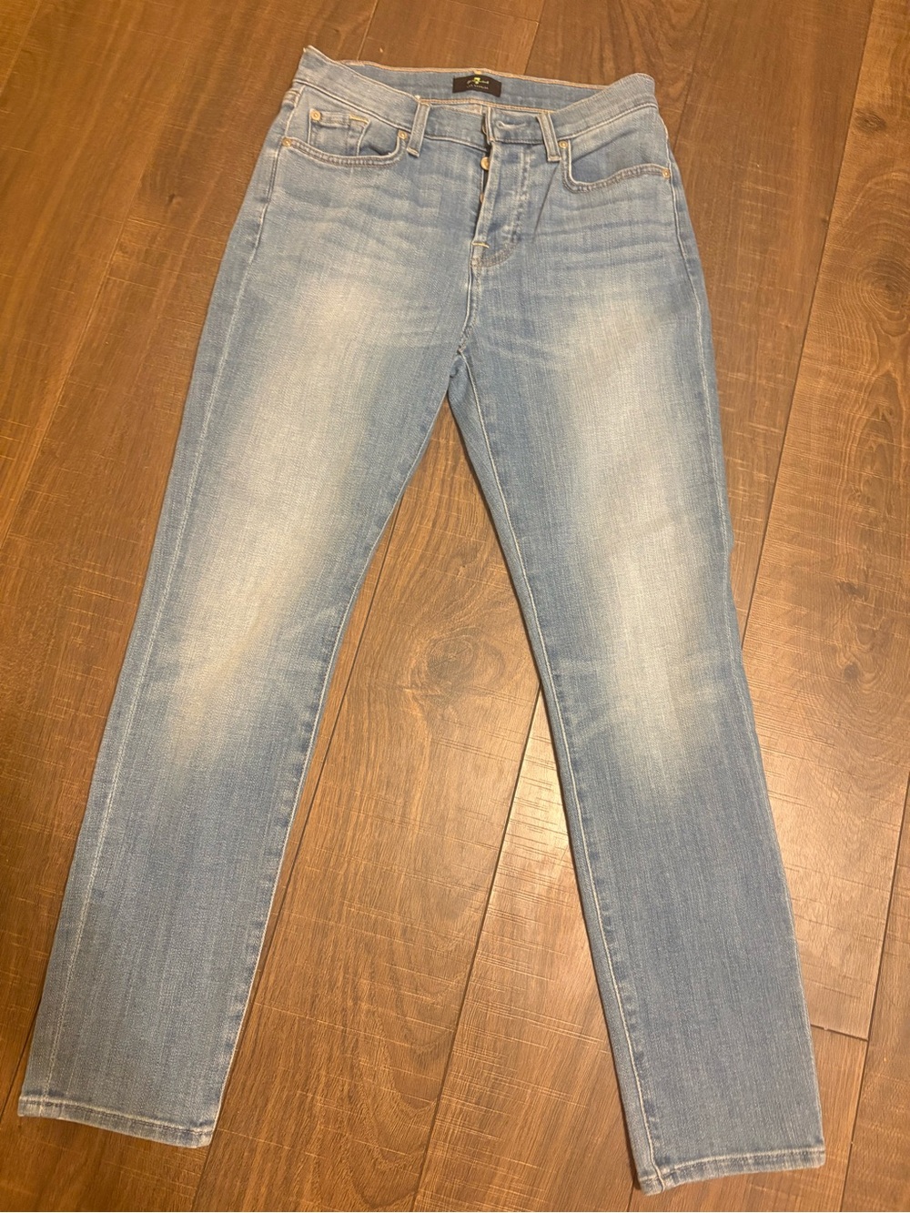 7 For All Mankind Light Blue Skinny Jeans